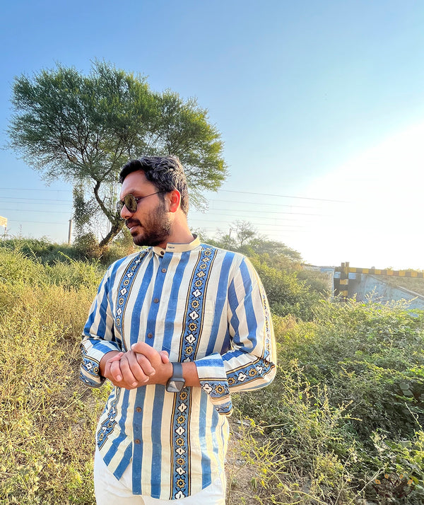 Men's Cotton Ajrakh Shirts
