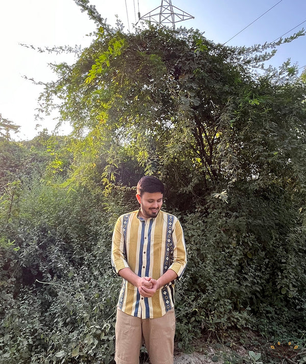 Men's Cotton Ajrakh Shirts