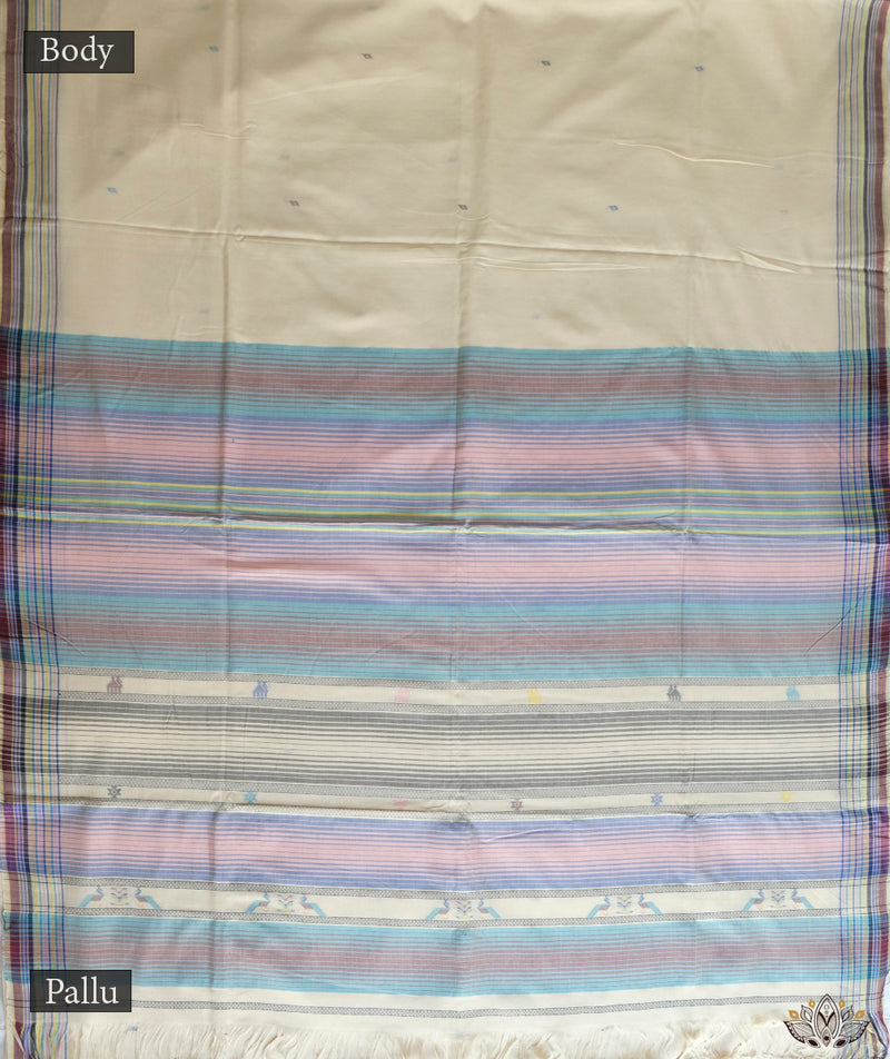 JAM KHAMBHADIYA HAND WOVEN SAREE