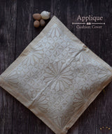 APPLIQUE CUSHION COVER (20*20 IN)