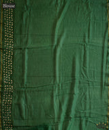 Applique HandStiched Chanderi Saree