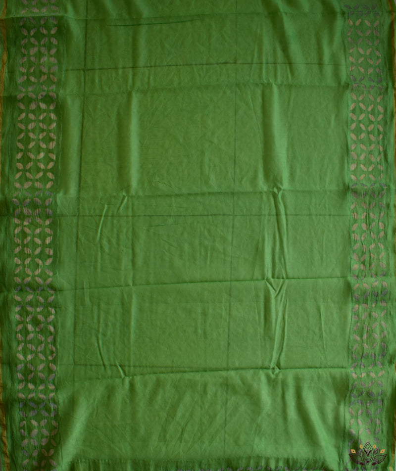 Applique HandStiched Chanderi Saree