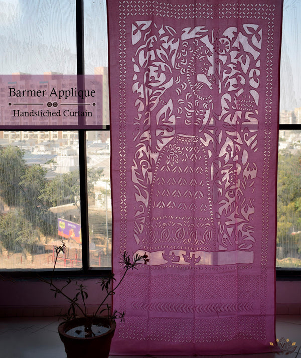 Barmer Applique Curtain