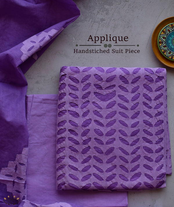 APPLIQUE COTTON SUITS