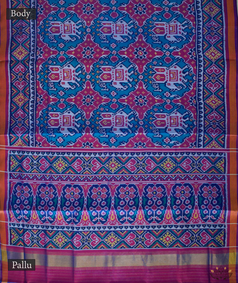 Semi Double Ikat Patola Sarees