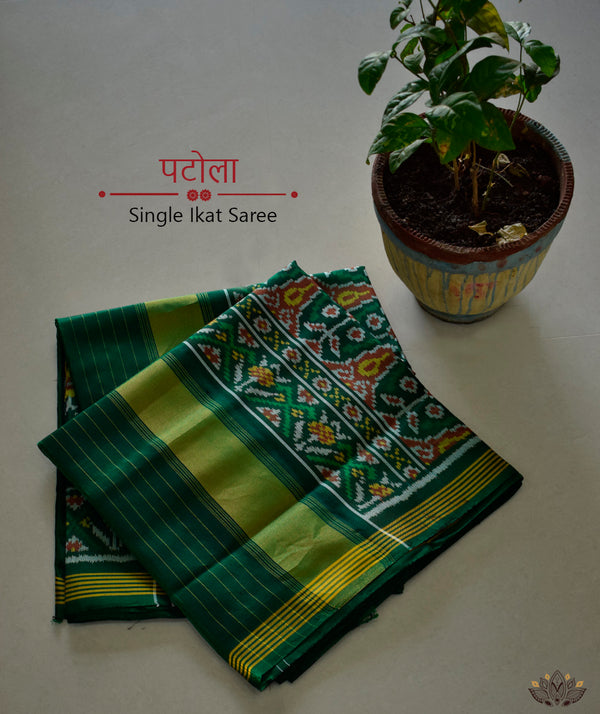 Semi Double Ikat Patola Sarees
