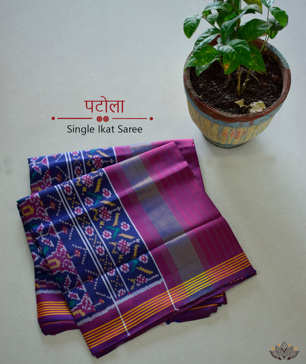 Semi Double Ikat Patola Sarees