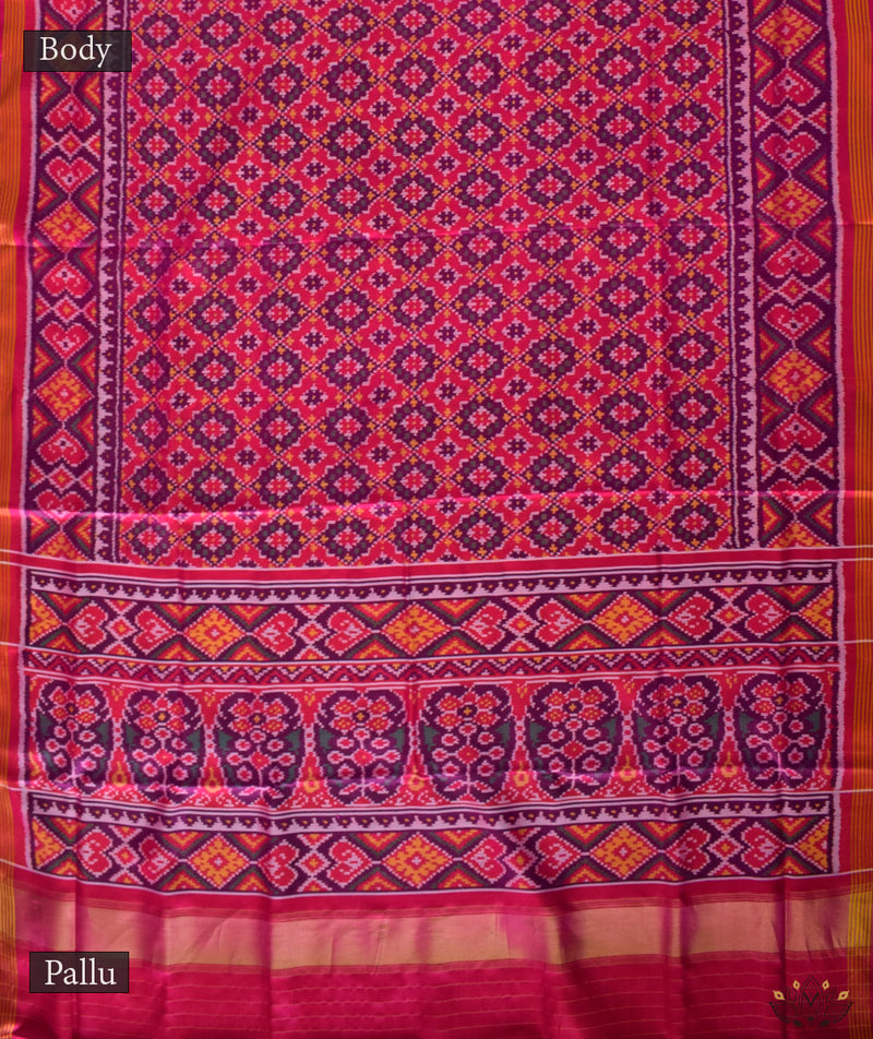 Semi Double Ikat Patola Sarees