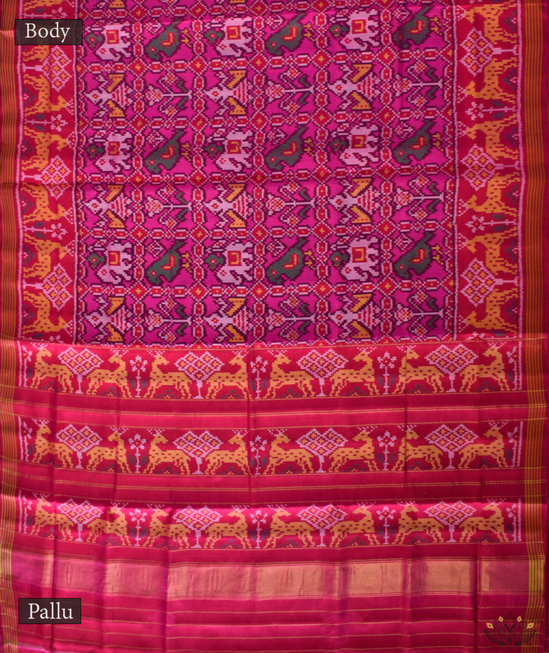 Semi Double Ikat Patola Sarees