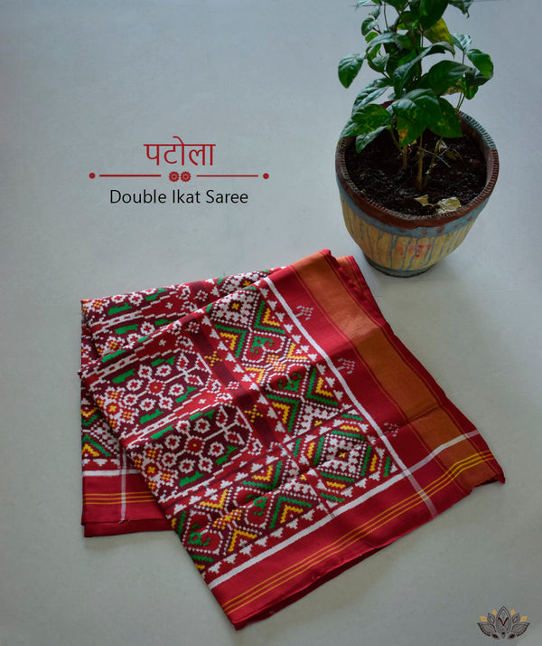 Double Ikat Patola Saree