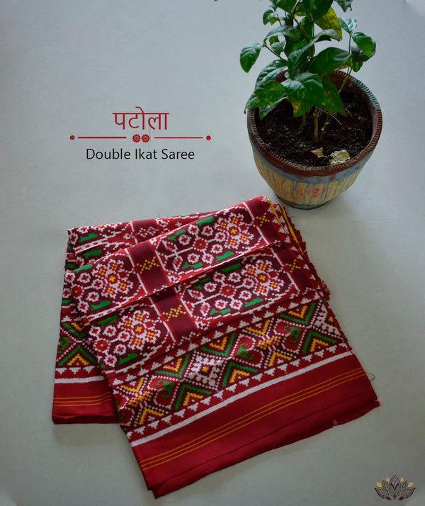 Double Ikat Patola Saree