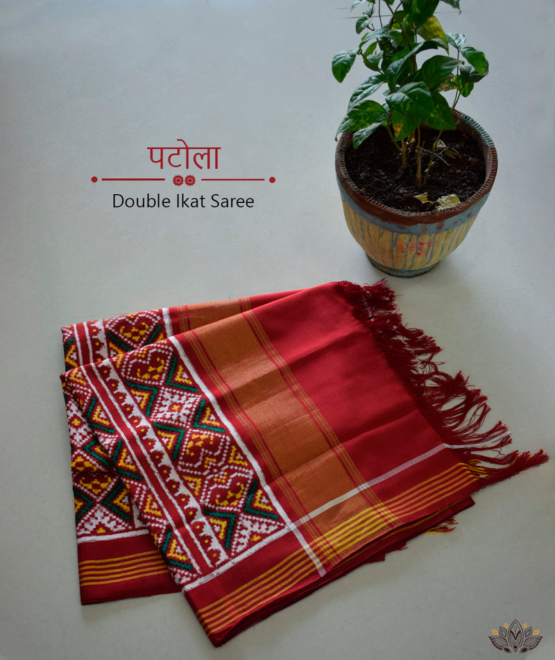 Double Ikat Patola Saree