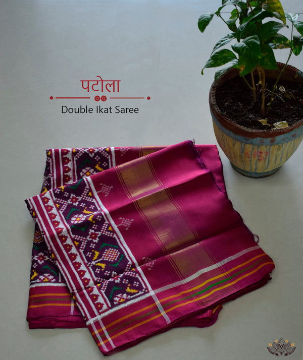 Double Ikat Patola Saree