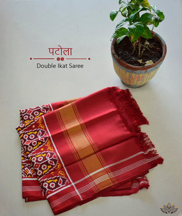 Double Ikat Patola Saree