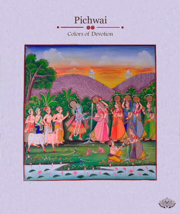 Pichwai Hand Painting