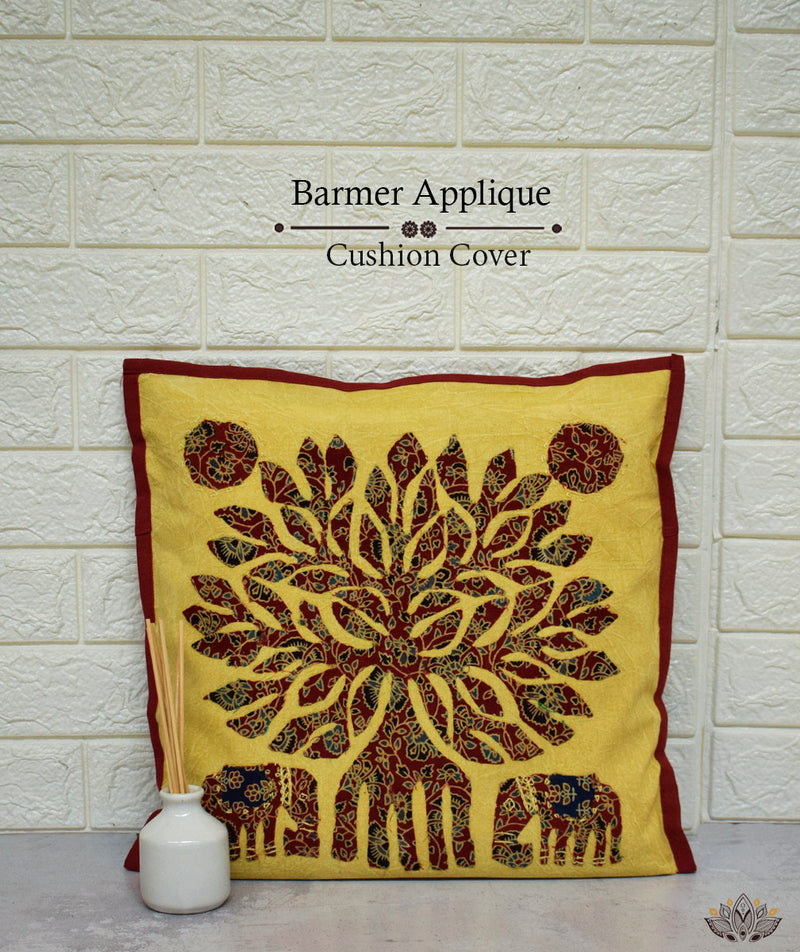 Barmer Applique Cushion