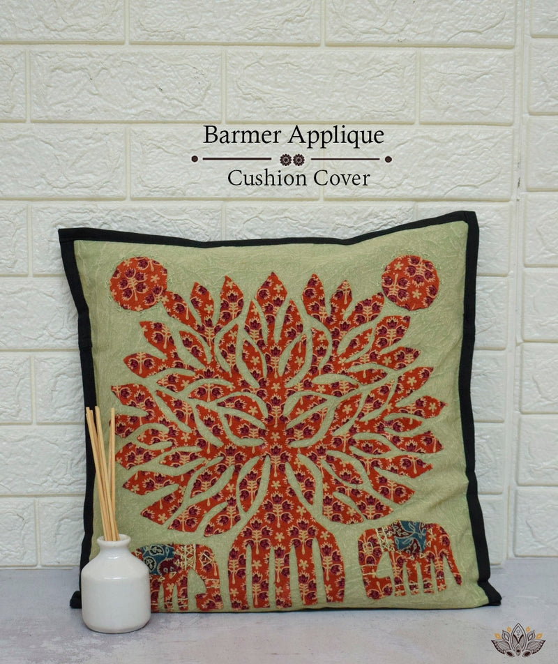 Barmer Applique Cushion