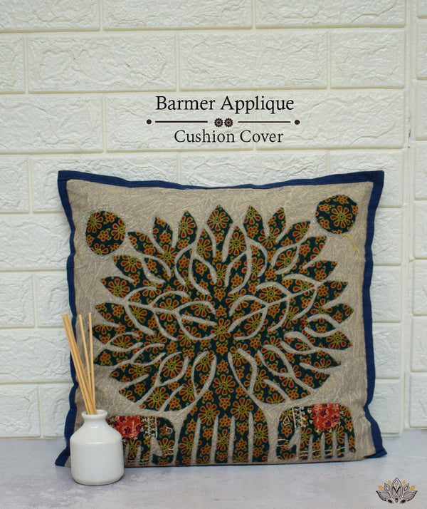 Barmer Applique Cushion