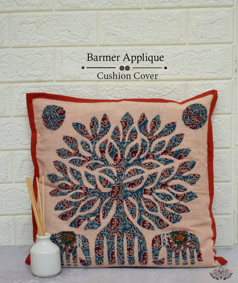 Barmer Applique Cushion