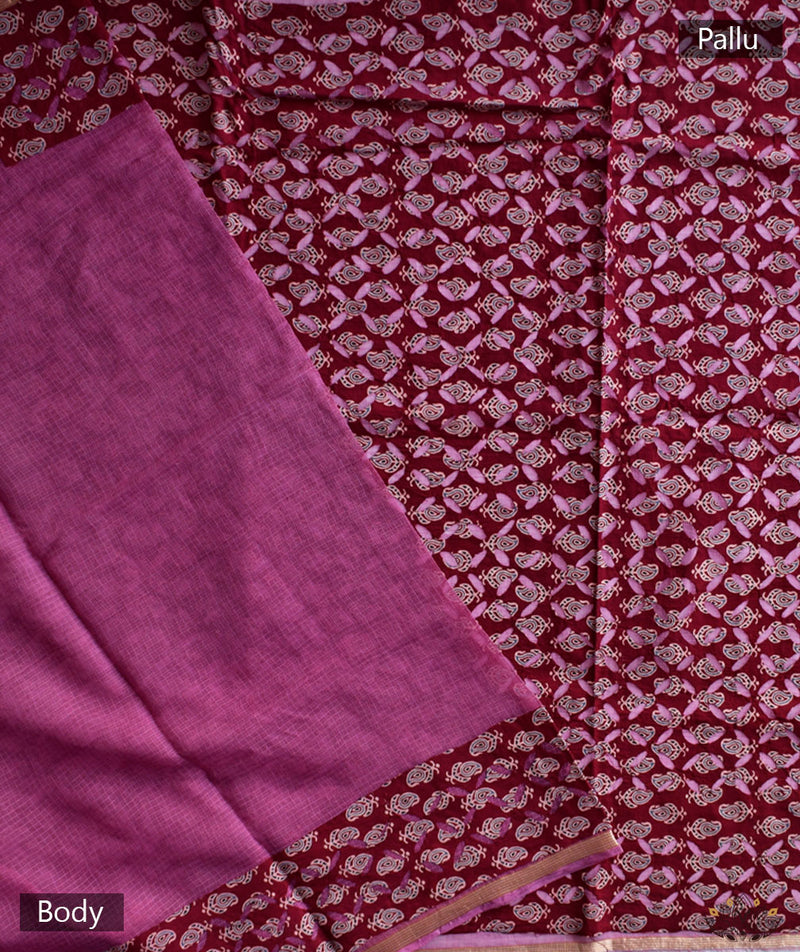 Applique HandStiched Kota Saree