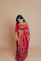 Patola Semi Double Ikat Sarees