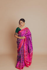 Patola Semi Double Ikat Sarees