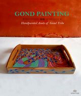 GOND PAINTING WOODEN TRAYS