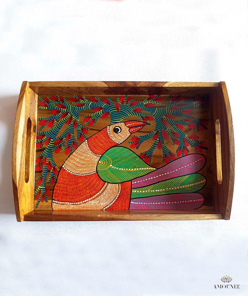 GOND PAINTING WOODEN TRAYS