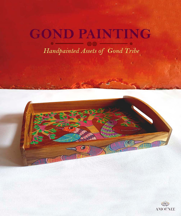 GOND PAINTING WOODEN TRAYS
