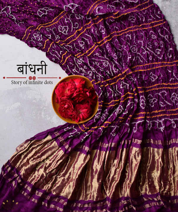 BANDHANI GAJJI SILK SAREE