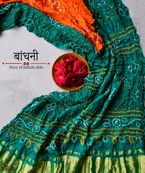 BANDHANI GAJJI SILK SAREE