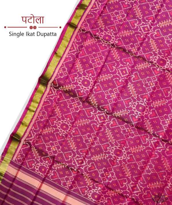 SINGLE IKAT PATOLA DUPATTA