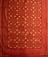 Applique HandStiched Chanderi Saree