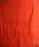 Applique HandStiched Chanderi Saree