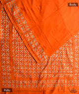 Applique HandStiched Chanderi Saree