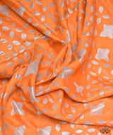 Applique HandStiched Chanderi Saree