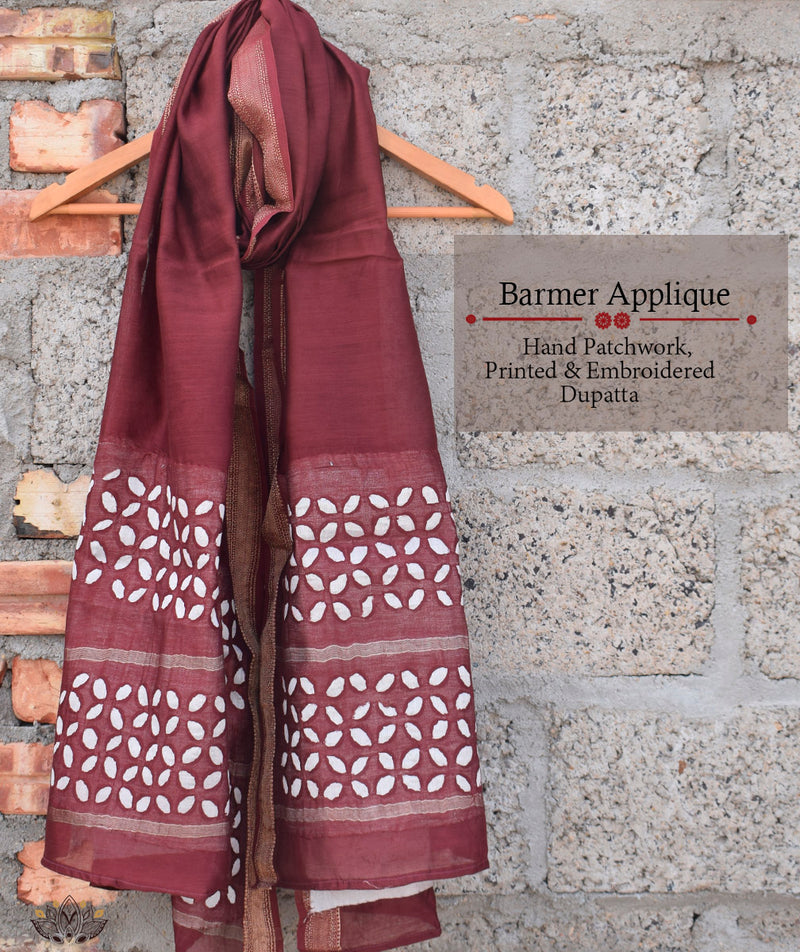 Barmer Applique Dupatta