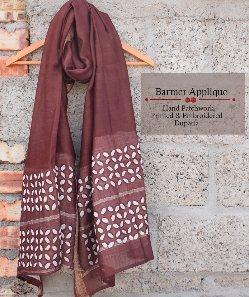 Barmer Applique Dupatta