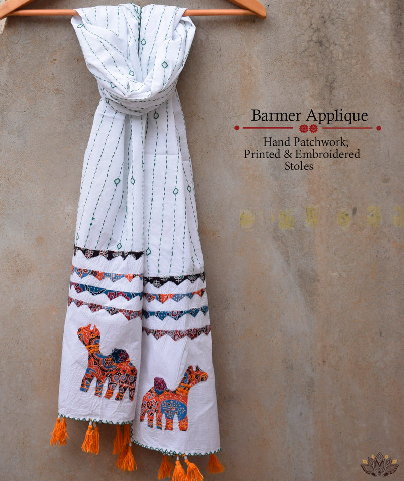 Barmer Applique Stole