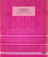 Cotton Single Ikat Patola Saree