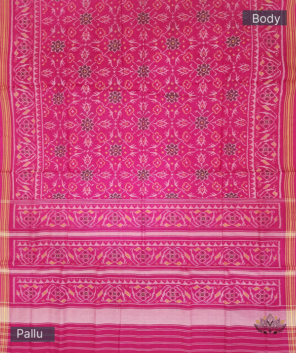 Cotton Single Ikat Patola Saree