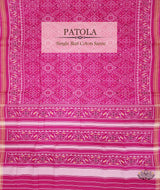 Cotton Single Ikat Patola Saree