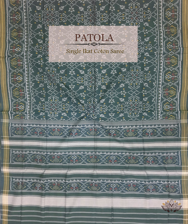 Cotton Single Ikat Patola Saree