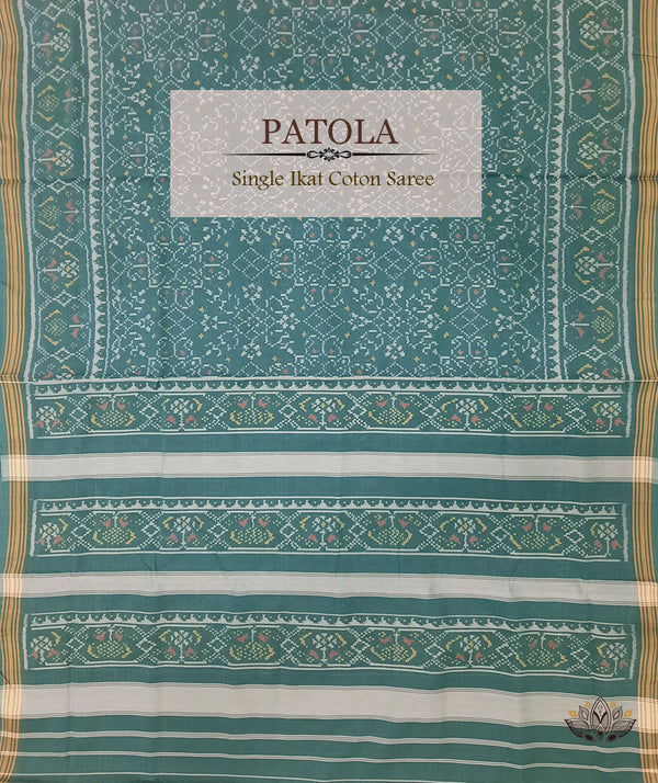 Cotton Single Ikat Patola Saree