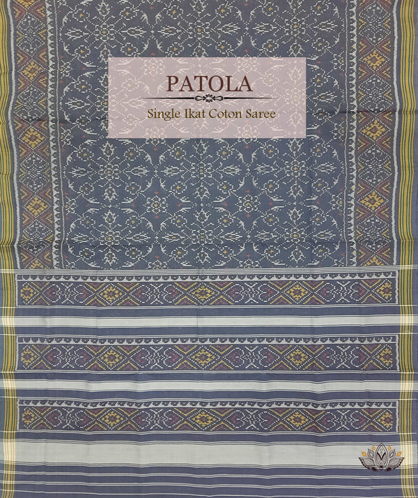 Cotton Single Ikat Patola Saree