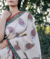 Bagru Handblock Printed saree