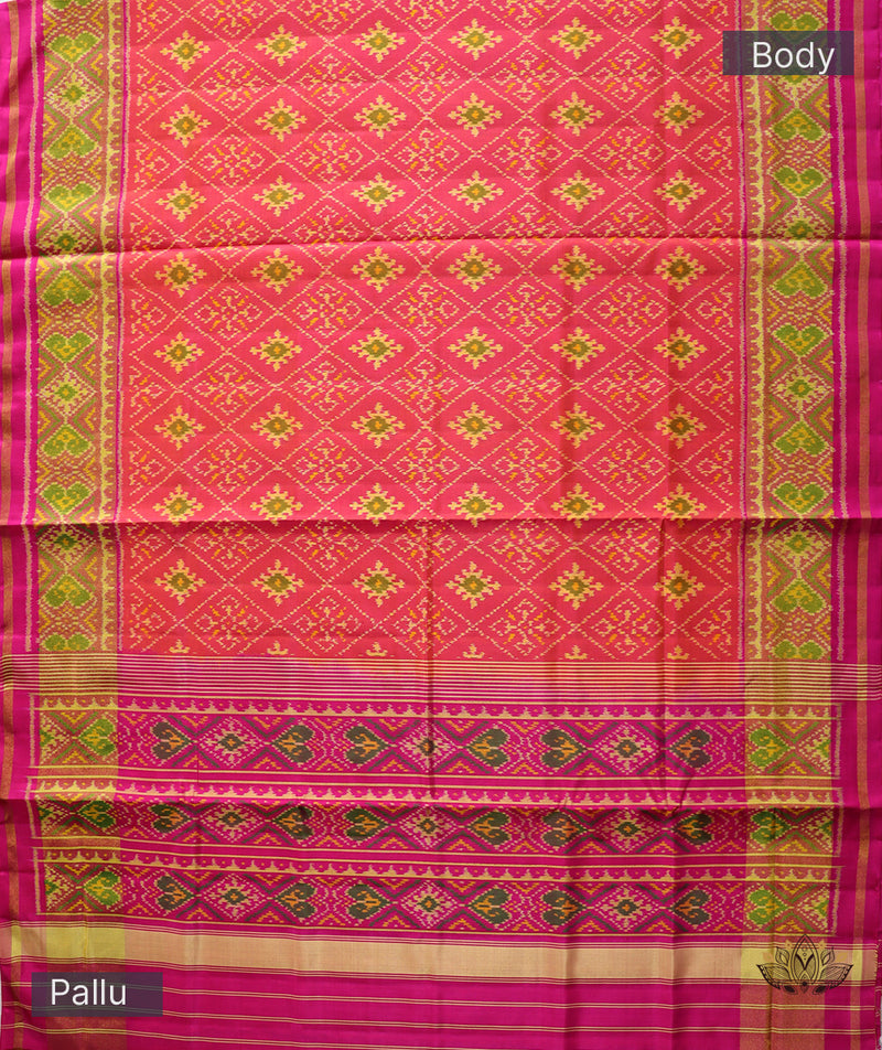 Silk Single Ikat Patola Saree