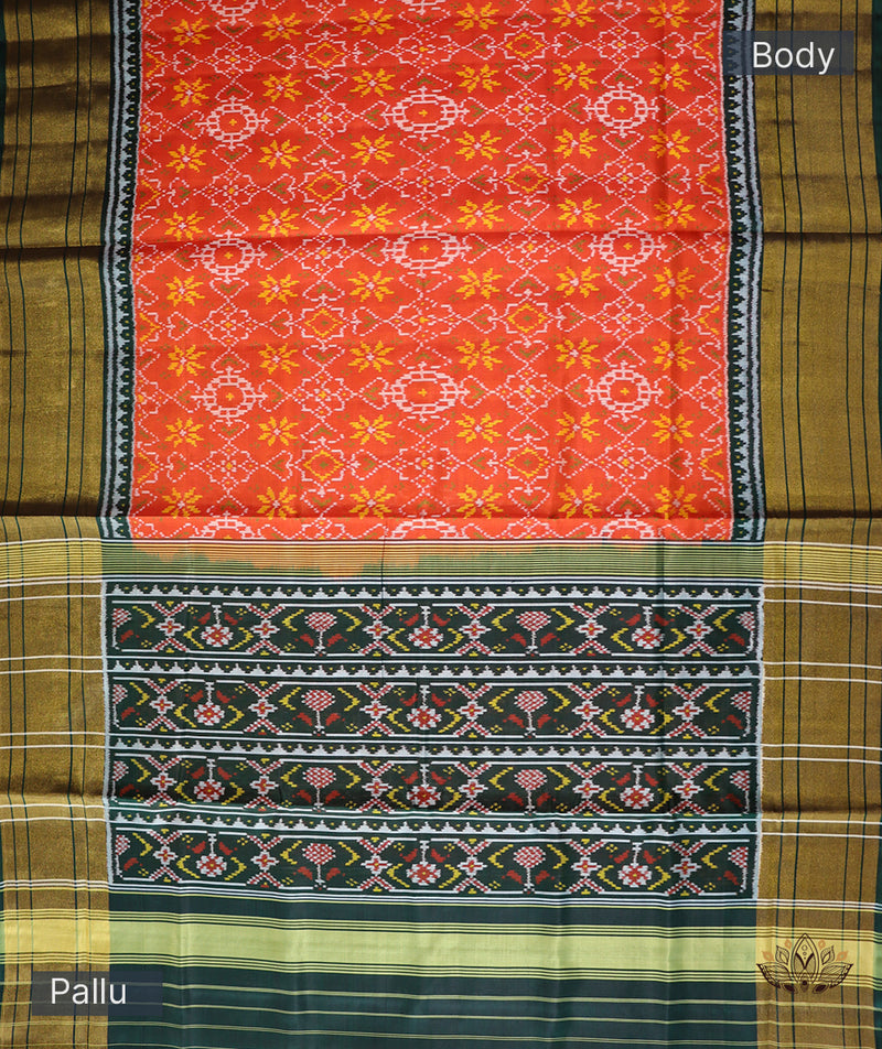 Silk Single Ikat Patola Saree