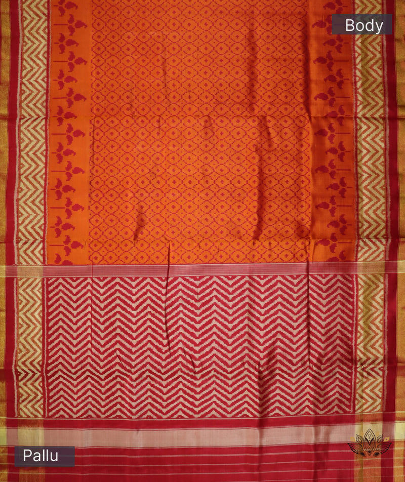 Silk Single Ikat Patola Saree