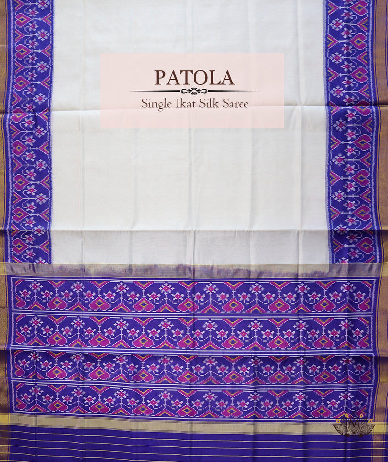 Silk Single Ikat Patola Saree